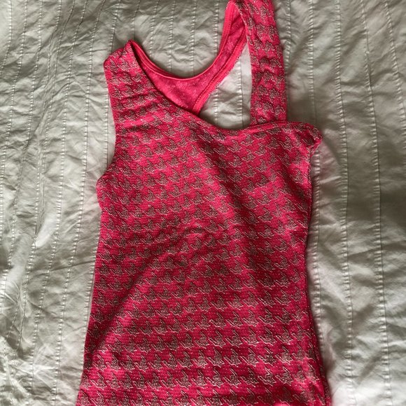 Pink Bodycon Bodysuit - Picture 1 of 3